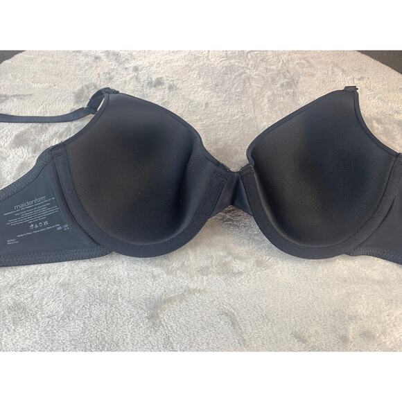Maidenform Bra Underwire Support Lined Black 36B - Picture 5 of 6